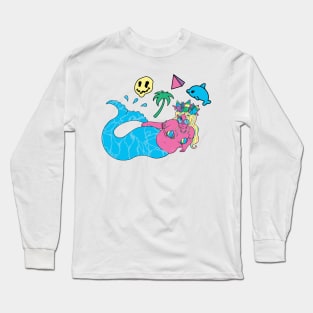 Body Positive Seapunk Mermaid - Softcore Long Sleeve T-Shirt